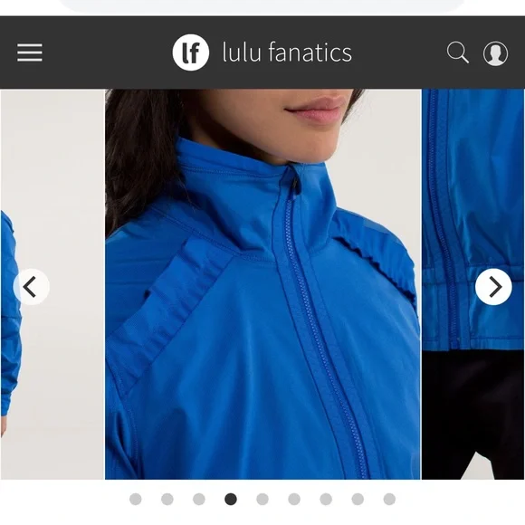 lululemon athletica Women's Blue Bandit Jacket - Picture 4 of 12